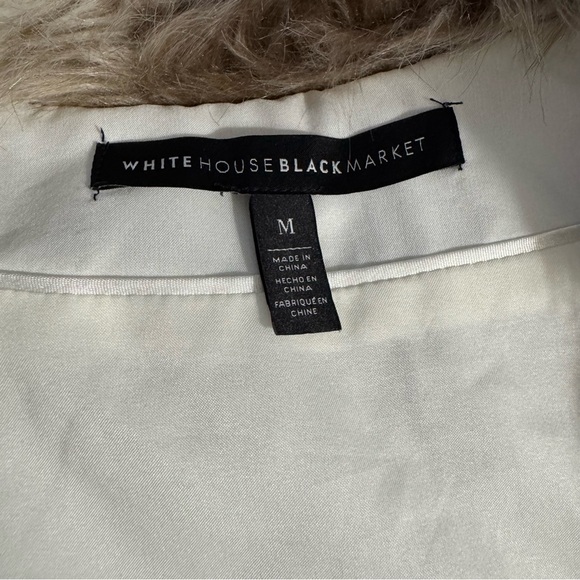 WHBM Faux Fur Vest - Picture 11 of 12